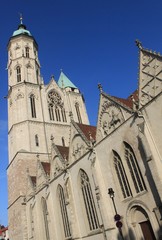 Fototapeta premium Braunschweig, Blick von Süden auf die Sankt Andreaskirche