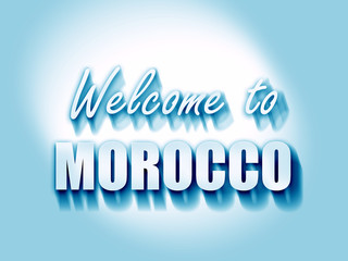 Obraz premium Welcome to morocco