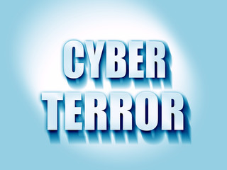 Cyber terror background
