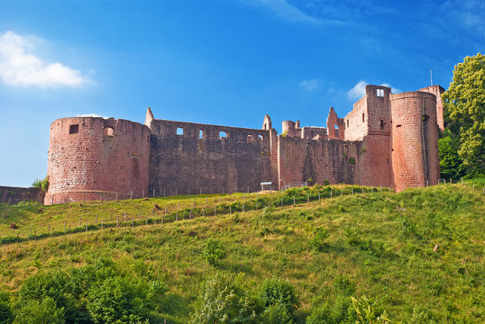 Die Hardenburg im Pf&auml;lzerwald bei Bad D&uuml;rkheim