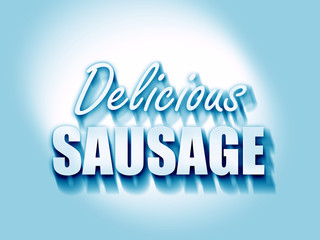 Delicious sausage sign