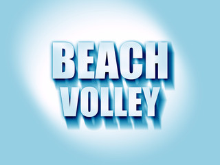 beach volley sign