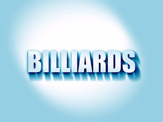 billiards sign background