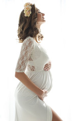 Beautiful pregnant woman