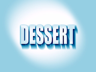 Delicious dessert sign