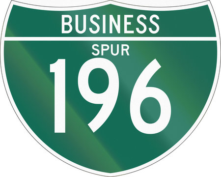 Interstate business spur shield used in the US