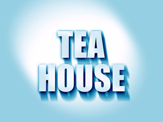 tea house sign