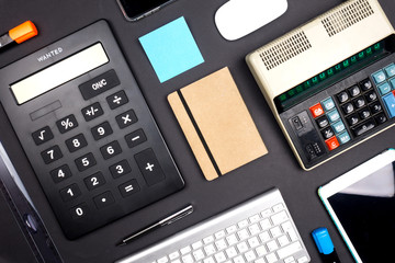 view of office space with business tools
