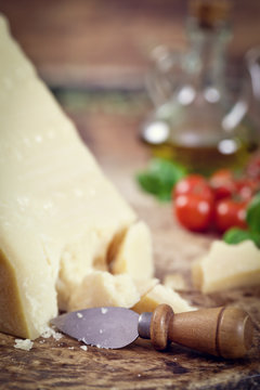 Italian Parmesan Reggiano cheese