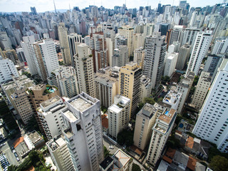 Aerial View of Sao Paulo, Brazil