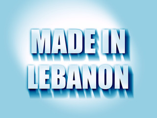 Made in lebanon