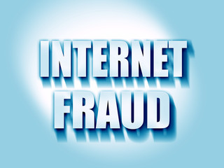 Internet fraud background