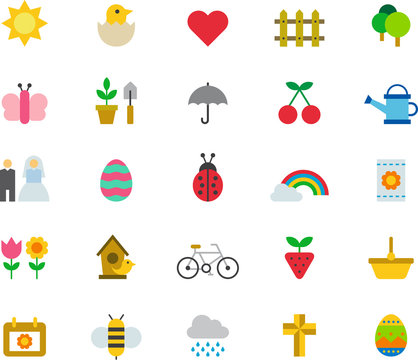 SPRING colored icons