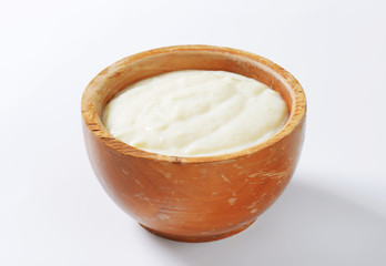 Smooth semolina porridge