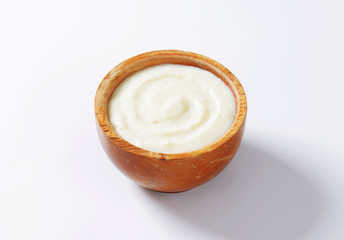 Smooth semolina porridge