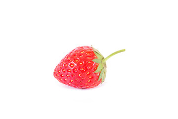 Fresh strawberry on white background