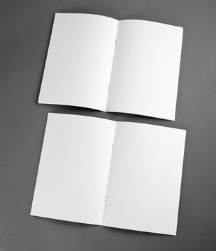 Blank catalog, brochure, magazines, book mock up