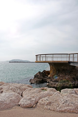 Obraz premium mediterranean platform