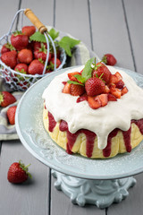 Erdbeerkuchen