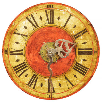 Genuine medieval clock face