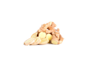 Gingers on white background