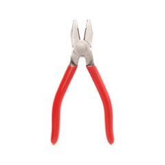 Pliers hand tool isolated over white background
