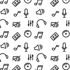 music set icons design 