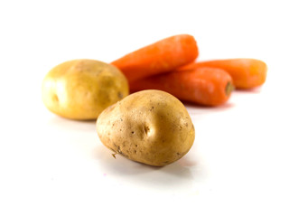 Potato and carrot
