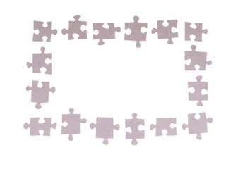 Puzzle on a white background