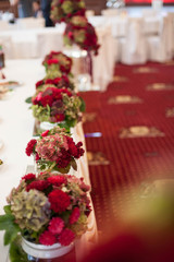 elegantly stylishly luxuriantly decorated with beautifully flowe