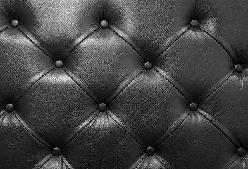black sofa leather background