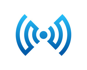 Abstract Hot Spot Wifi Symbol