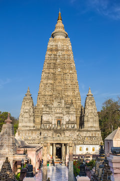 Mahabodhi temple, bodh gaya, India. The site where Buddha attained enlightenment.
