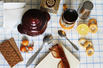 Food for lunch . Healthy delicious organic food concept