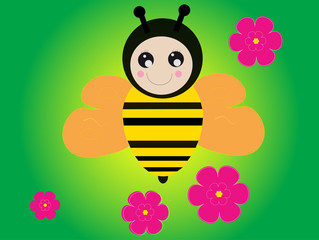 Bee illustration
