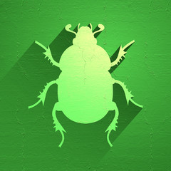 green beetle icon