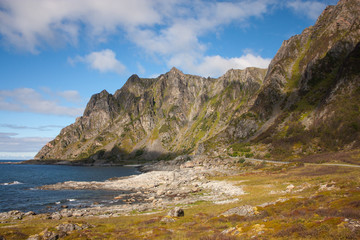 Andoya Island coast