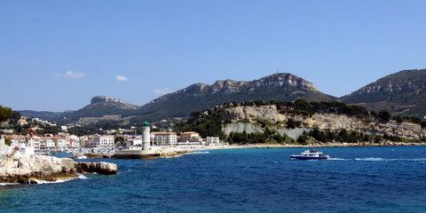 Fototapeta na wymiar Cassis et Port-Miou