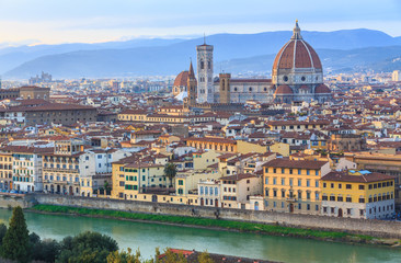 Obraz premium Sunset at Florence, Toscana, Italy