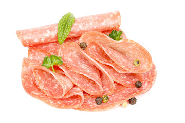 sausage salami slices