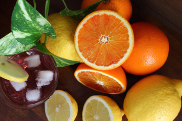 Spremuta di agrumi siciliani