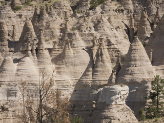 Kasha-Katuwe Tent Rocks, National Monument, New Mexico. Southwest of Sante Fe.