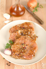 Marinierter Schweinesteak