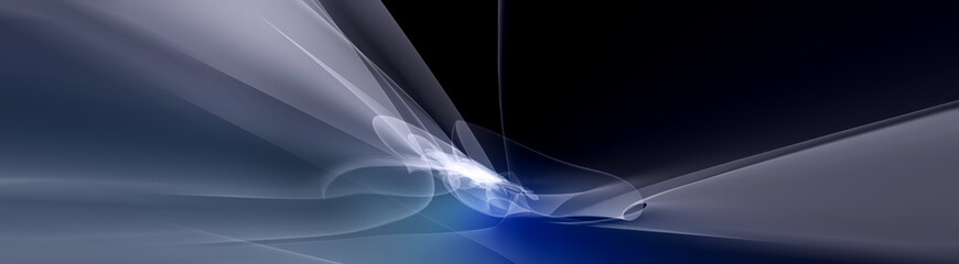 abstract blue background with soft curves