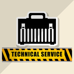 technical service and call center icon design, vector illustration
