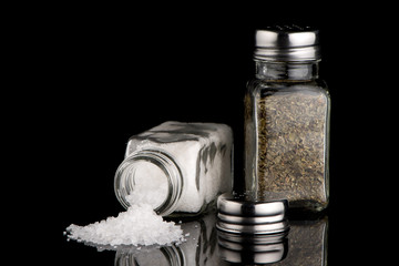  Salt and oregano shakers