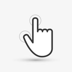 cursor icon design, vector illustration