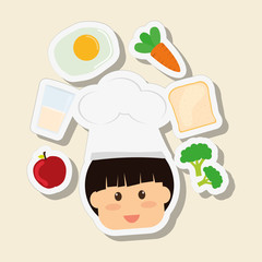 Menu Kids icon design, vector illustration, vector illustration