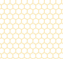 Seamless Honeycomb Simple Background