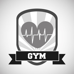 Gym icon design , vector illustration